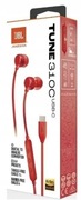 JBL Tune 310 – Słuchawki Przewodowe USB-C | Czerwone | NOWE | ORYGINAŁ