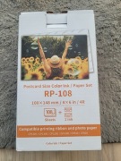 Zestaw (zamiennik) do Canon Selphy RP-108 Papier 108 ark. + 2 Tusze NOWY