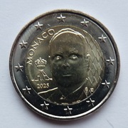 MONAKO 2025 2 EURO OBIEGOWE  MENNICZE !!!!!!!!!!!!!