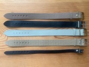 Paski do zegarków prl skóra komplet 5 szt