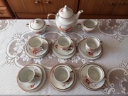 Serwis kawowy z motywem smoka Karolina vintage