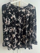 Koszula damska bluzka lejąca szyfonowa w kwiaty KARL LAGERFELD r. 38 M