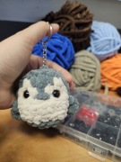 Pingwinek ręcznie robiony brelok