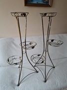 Kwietnik kwietniki metalowe żeliwne stojak na kwiaty