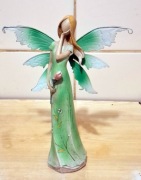 Ceramiczna figura anioł aniołek ozdoba 21cm