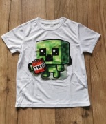 T-shirt, koszulka, bluzka dziecięca, Minecraft, 7-8 lat