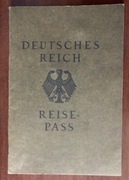 Reisepass Dresden 1931 Niemcy paszport 