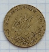 #804 Afryka Środkowa 10 franków 1982 rzadka!