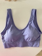 Nowy Stanik sportowy Shein fiolet M 