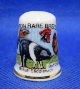 Naparstek Kolekcjonerski Porcelanowy Cholderton Rare Breeds Farm 