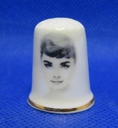 Naparstek Kolekcjonerski Porcelanowy Audrey Hepburn