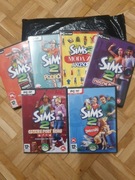 Sims 2 aż 6 dodatków do gry na PC pudełkowe 