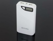 Powerbank Accura 13 000 mAh Biały (3 porty + latarka)