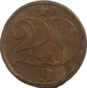 Czechosłowacja 20 halerzy z 1972 rok - OBEJRZYJ MOJĄ OFERTĘ