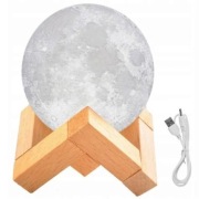 LAMPKA NOCNA KSIĘŻYC 3D 25 CM MOONLIGHT LAMPA MOON DWIE BARWY ŚWIECENIA