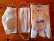 Maseczki bawełniane rękawiczki zrywki odbiór w skl