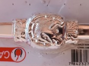 Bombilla alpaka Garibaldi 19 cm z Paragwaju (koński łeb)