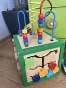 Kostka edukacyjna drewniana