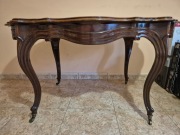 Stół neorokokowy ok1880-1890 pr. Henryka Fuldego, Juglans regia