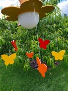 Lampa sufitowa dziecięca z motylami 