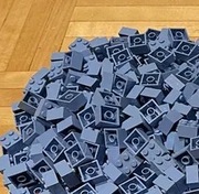 Klocki lego 3003 2x2 jasny niebieski 10 szt