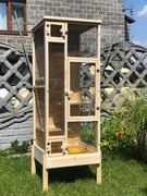 Klatka drewniana dla koszatniczki szynszyla 