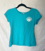 Turkusowa bluzka top medyczna dla pielęgniarki S/M