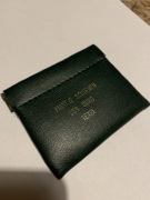 Skórzana portmonetka vintage na monety