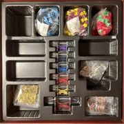 Shogun : metalowe monety, meeple, znaczniki graczy z Upgrade Kit