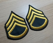 Naszywka - US Army - Staff Sergeant E-6 (SSG) - para