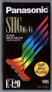 ZAFOLIOWANA - Panasonic SHG Hi-Fi E-120 NV-E120XGA - Japan kaseta wideo VHS