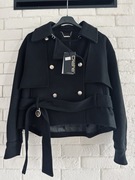 Kurtka Dishe d’she z paskiem czarny rozmiar S i M