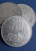 Moneta Rumunia 25 bani 1966