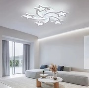 Nowoczesna Lampa led, 50w,80 cri, 10-25m2, pilot, ściemnianie