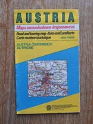 Austria mapa samochodowo-krajoznawcza 1995 rok