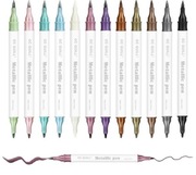 Metaliczne Pisaki 12 kolorów Mazaki Flamastry