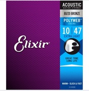 Struny Elixir PolyWeb 80/20 Bronze 10-47 Extra Light 11000