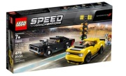 LEGO Speed Champions 75893 – 2018 Dodge Challenger SRT & 1970 Dodge Charger