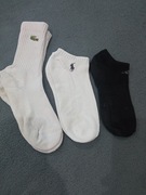 3 pary skarpetki lacoste abercrombie adidas r 35-38