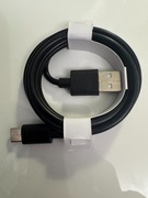 Kabel Ladujacy USB-A do USB-C Czarny Kompatybilny z Apple