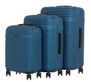 Komplet walizek na kółkach OCHNIK 19'/24'/28'