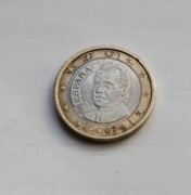 1 Euro - Hiszpania 2007r, śr. 23,25mm, waga 7,50g