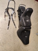 Harley Davidson Softail Błotnik Oparcie Bagażnik Szable Lampa Siedzenie