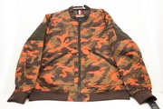 Męska kurtka ocieplana bomber  moro pomarańczowa TOMMY HILFIGER roz. XXL