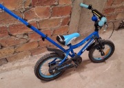 Rowerek dla chłopca z bocznymi kółkami