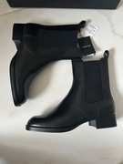 Massimo Dutti skórzane botki skóra 39