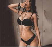 Uprząż bdsm z łańcuszkiem