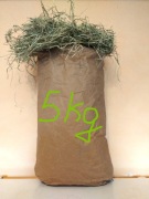 5kg Sianko, Siano dla gryzoni, królika, chomika, worek papierowy