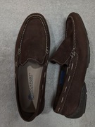 Brązowe eleganckie skórzane zamszowe buty mokasyny Rockport 36,5 36 37