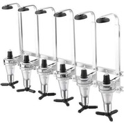 Dozownik barmański na 6 butelek - do ściany 